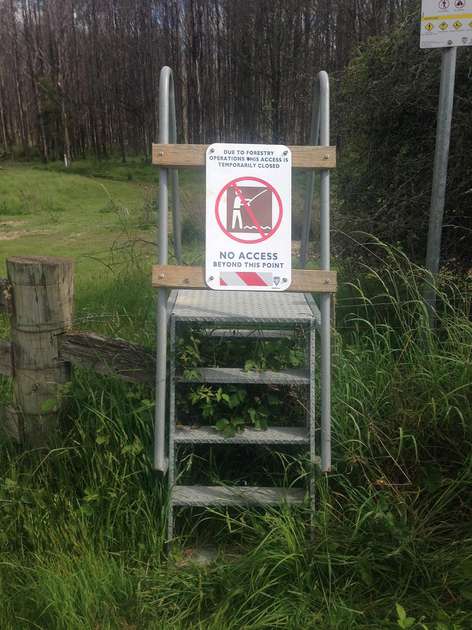 Temporary Anglers Access closure