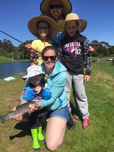gone fishing day 2017 at Frombergs Dam Ulverstone