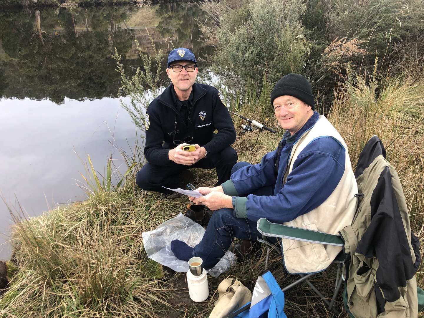 Anglers enjoy good fishing for start of the trout season.