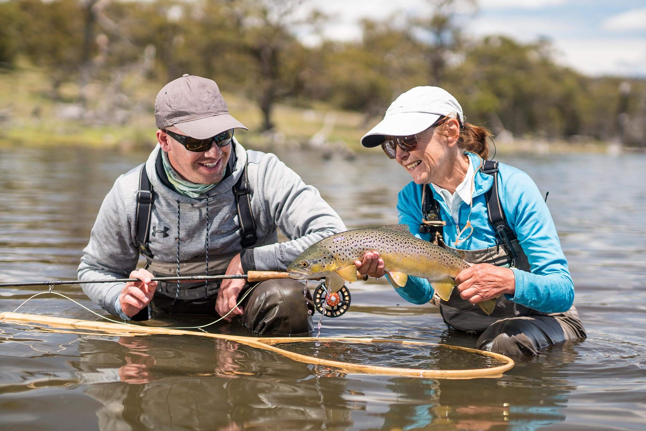 Tasmania's wild brown trout fishery established in 1864, is one of the best in the world.